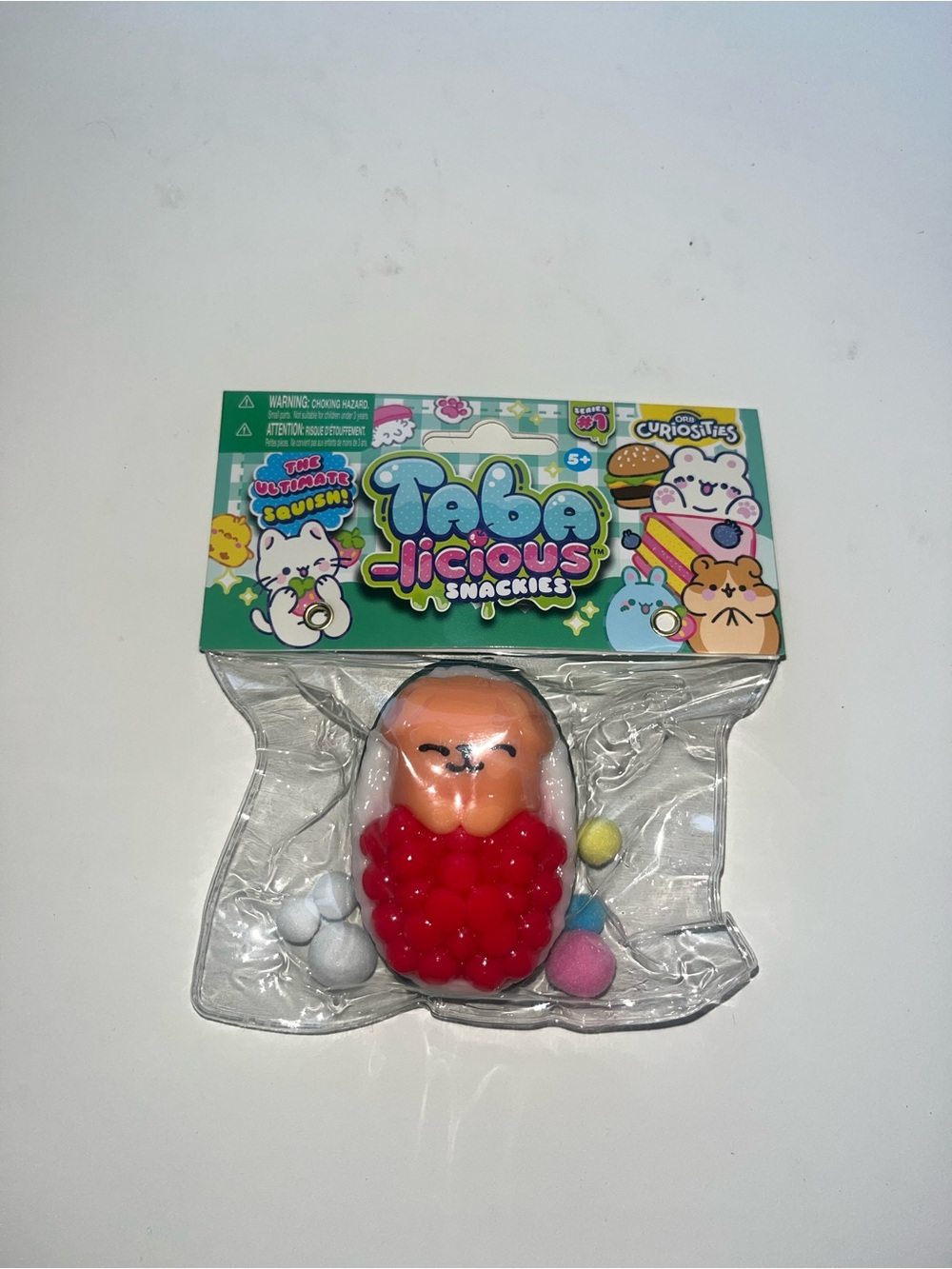 Snackies Red Plush Squishy Toy by
